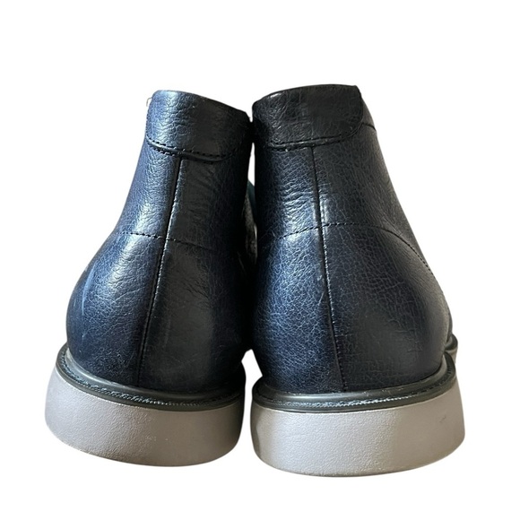 Cole Haan Grand.os blue leather lace up chukka boot main image 9